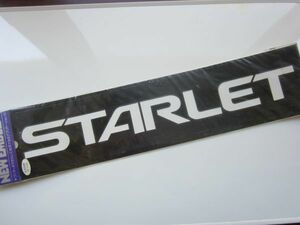 【特大】トヨタ STARLET スターレット ステッカー/当時物 デカール 自動車 バイク オートバイ レーシング F1 SB04