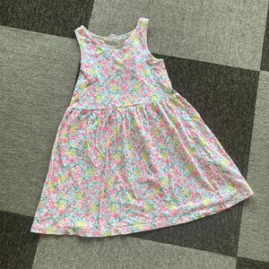 H&M 花柄 キッズ女の子　ノースリーブワンピース ワンピース