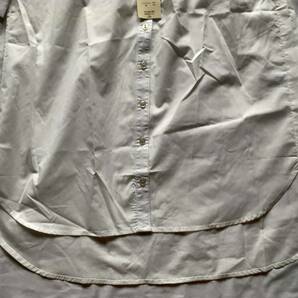 新品☆半袖オーバーシャツ 白 チュニックシャツ Mサイズの画像3