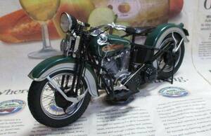 ★激レア絶版*フランクリンミント*ハーレー*1/10*1936 Harley-Davidson Knucklehead EL グリーン