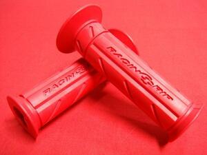 ★☆即決★ポッシュ製 汎用 レーシンググリップ レッド 新品 ハンドルグリップ RACING GRIP RED POSH