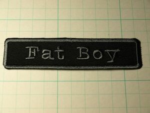 ★アイロンワッペン★FAT BOY★FLSTF★ファットボーイ★ハーレー