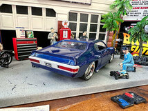 Jada　1971年ポンティアック GTO　ダイキャストミニカー　1/24スケール（ディープブルー） ■ アメリカン雑貨 アメリカ雑貨_画像9