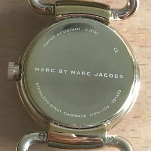 772-0101 MARC BY MARC JACOBS マークバイマークジェイコブス レディース腕時計 革ベルト クオーツ MBM1308 電池切れ 動作未確認 の画像7