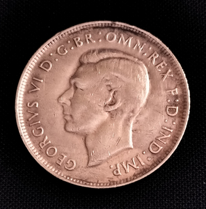 新春セール！ジョージ６世 1943年 オーストラリア 1 ペニー銅貨