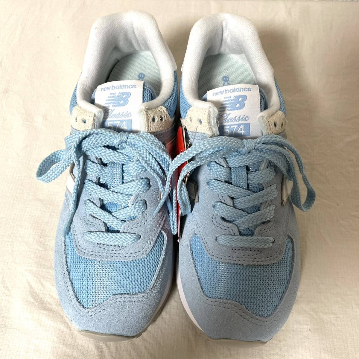 新古品】New Balance WL574ESB PASTEL BLUE ニューバランス スニーカー