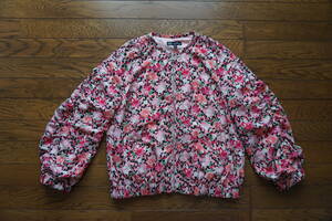 ◇　ZARA　trf collection　◇　花柄　　ブルゾン　ジャケット　◇　size　EUR:S　USA:S　MEX:26　