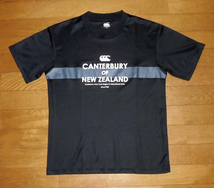 CANTERBURY OF NEW ZEALAND カンタベリー オブ ニュージーランド フレックスクール 半袖 ドライ Tシャツ プラクティス BLK M 使用少 美品_画像1