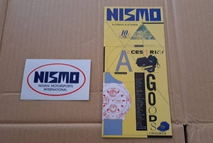 1994 NISMO 旧ロゴ カタログ ステッカー (検 ニスモ ハコスカ ケンメリ DR30 R31 BNR32 S13 S30Z S130Z Z31 Z32 GTR GT-R R32 スカイライン