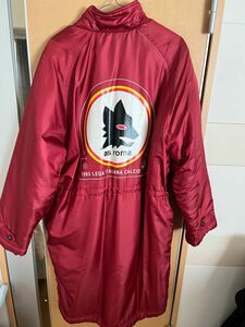 90s kappa サッカー　ASローマ ジャケット　ジャンパー 刺繍ロゴ　 ベンチコート