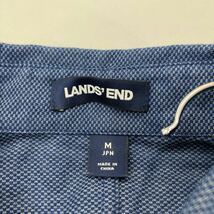 LANDS END ☆ シンプルで飽きのこない◎ 長袖 シャツ サイドポケット◎ ネイビー M ワーク アメカジ ストリート 古着 ランズエンド■S1522_画像6