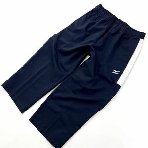 MIZUNO ☆ 春夏の運動に◎ ナイロンパンツ 短め ショートパンツ レディース L ネイビー スポーツ ランニング アウトドア ミズノ■Ja5985