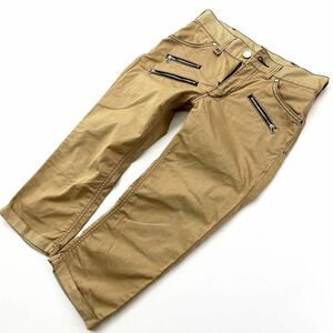 Wrangler ☆ W05253 春夏の着回し万能◎ ベージュ ショートパンツ 膝下 デザイン パンツ W28 アメカジ ストリート ラングラー■Ja5998