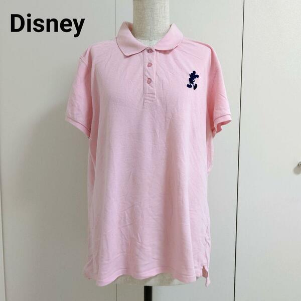 Disney/ディズニー/XL/ピンク/ポロシャツ