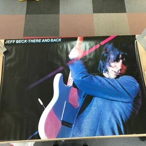 K035 JEFF BECK・THERE AND BACK/ジェフベック/非売品/約、縦73×横103cm/傷、汚れあり