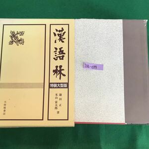 I06-039 漢字林　特装大型版　兼田正　米山演太郎　著　大修館書店　表紙破れ有り