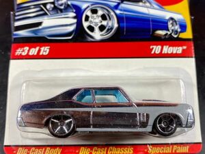 ホットウィール HOTWHEELS MODERN CLASSICS 70 NOVA ノバ CHEVY シェビー