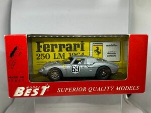 BEST MODEL ベストモデル 1/43 FERRARI 250 LM BRIDGE HAMPTON 65 9017 フェラーリ MADE IN ITALY イタリア製