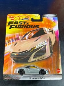 ホットウィール HOTWHEELS 17 ACURA NSX アキュラ FAST&FURIOUS ワイルドスピード Real Riders