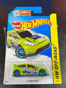 ホットウィール HOTWHEELS 12 FORD FIESTA フォード フィエスタ OFF ROAD 緑