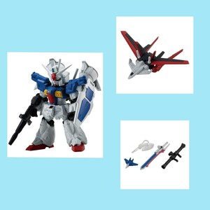 最終出品！新品☆機動戦士ガンダ厶　MOBILE SUIT ENSEMBLE24弾　【GP01Fb フルバーニアン、フォースシルエット、MS武器セット】3種セット♪