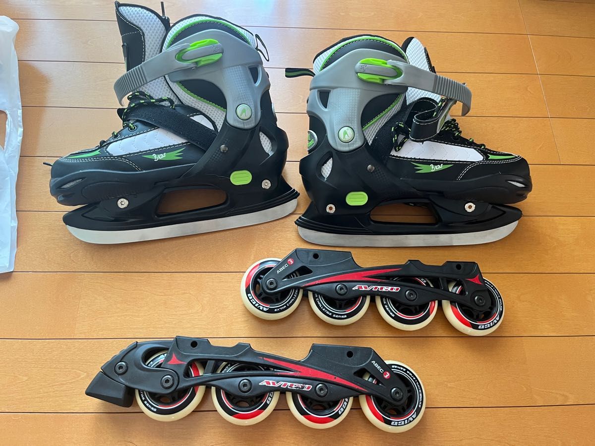 スピードスケート靴 ノーマル スケート 靴 マイクロファイバー