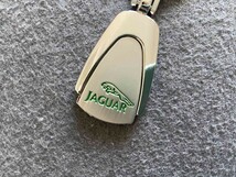 116※ジャガー JAGUAR 用　キーホルダー キーリング シルバー　金属製 高機能 オシャレ 高級感 　車鍵アクセサリー 送料無料_画像2