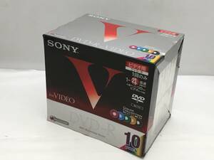 # не использовался нераспечатанный SONY Sony DVD-R 1 раз видеозапись для 10 листов ввод 1~4 скоростей 120 минут видео режим соответствует #