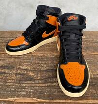 ★未使用★NIKE★AIR JORDAN1★RETRO★HIGH★OG★555088-028★エアジョーダン1★オレンジ★ブラック★スニーカー★シューズ★靴★26cm★_画像1