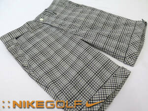 ●ナイキゴルフ NIKE GOLF●新品　DRI-FIT　STAY COOL ショートパンツ　チェック/76cm　定価9350円