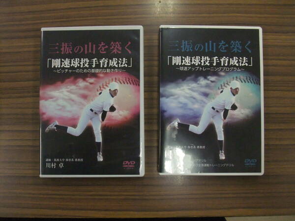 野球 教材 DVD 三振の山を築く「剛速球投手育成法」川村卓