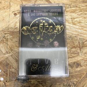 シHIPHOP,R&B KEITH &#34;WONDERBOY&#34; JOHNSON & THE SPIRITUAL VOICES - LIVE & ALIVE アルバム TAPE 中古品