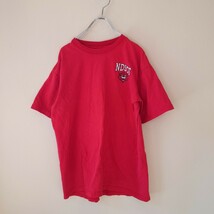 NDSCS Tシャツ タイガー　ワンポイントプリント　レッド　GILDAN　ギルダン　/Y1619_画像2
