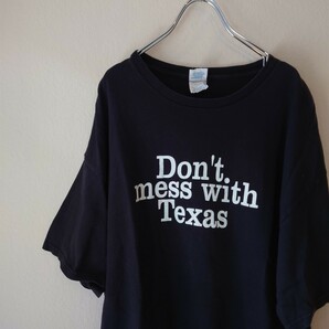 DELTA Tシャツ Dont mess with Texas ブラック /Y1685の画像1