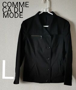 【COMME CA DU MODE】黒の綿混ジャケット　11