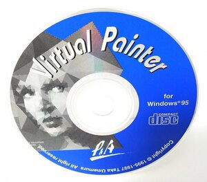 【同梱OK】 Virtual Painter （バーチャル ペインター） ■ ペイントソフト ■ Windows95