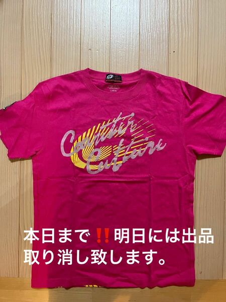 ピンクTシャツ　counter culturet 半袖Tシャツ　【未使用】　