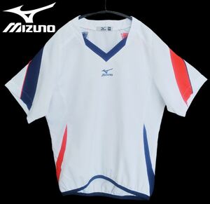 ★mizuno*ピステ*サイズ150*キッズ*スポーツ*半袖*ホワイト*レッド*ネイビー*トップス*アウトドア*サッカー*野球*部活動*ミズノ #5709