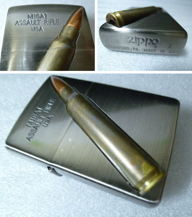 zippo ジッポー アサルトライフル M16A1 1998年製 弾丸 メタル 