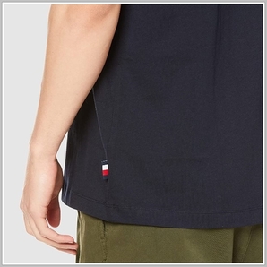 ビンテージ仕上げのグランジプリントTシャツ ネイビー XXLサイズ TOMMY HILFIGER #ngTOMMYの画像4