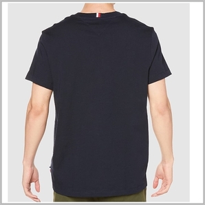 ビンテージ仕上げのグランジプリントTシャツ ネイビー XXLサイズ TOMMY HILFIGER #ngTOMMYの画像3