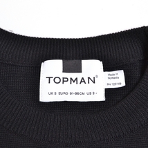 〇471657 TOPMAN トップマン ○ニット セーター モノクロ バイカラー ツートン サイズS メンズ ブラック ホワイト_画像6