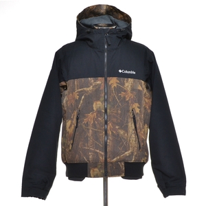 *473872 Columbia Colombia mountain parka *roma Vista f-ti- leaf duck camouflage jacket PM3753 size S men's Brown 