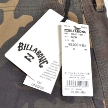 ●471998 未使用品 BILLABONG ●ショート カーゴパンツ ハーフ ショーツ リップストップ BAO-11R11 サイズ40 メンズ カーキ カモフラ_画像8