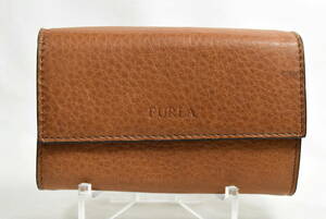 FURLA Furla card-case lady's Brown beautiful goods 