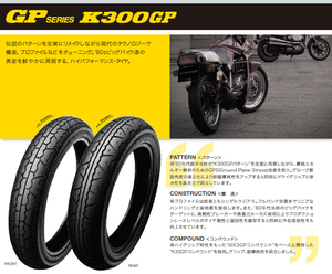 K300GP 100/90-19 57V 251607 FRONT チュ-ブレス 鮮度一番！沖縄本島・北海道・離島を除く