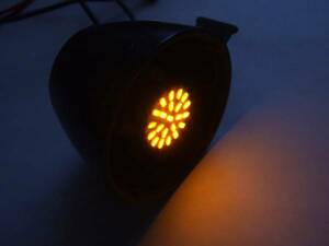 ＜２個セット LEDS07Y-005＞　小型 LED ウインカー アンバー（オレンジ・黄色）10W S25 シングル球