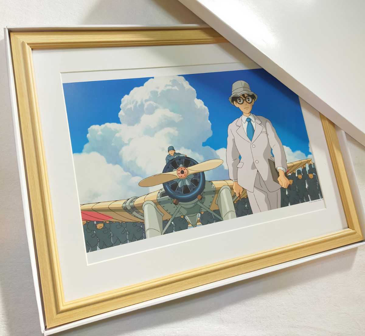 Супер редкость! Студия Ghibli The Wind Rises [предмет в рамке] Постер Ghibli, Картина Гибли, оригинальная репродукция, открытка, Календарь Гибли, Хаяо Миядзаки, Комиксы, Аниме товары, другие