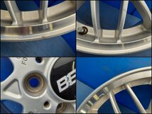 ★ 個人宅発送可 FORGED 鍛造 三菱純正OP BBS アルミホイール 4本 16インチ 6JJ +46 5H PCD114.3 純正平座ナット仕様_画像3