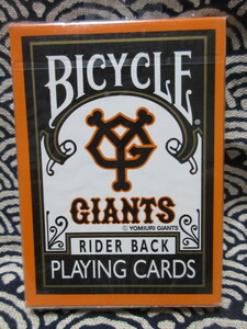 BICYCLE　読売ジャイアンツ　RIDER BACK　PLAYING CARDS　MADE IN U.S.A　②